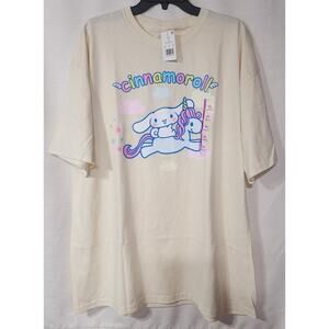 Cinnamoroll riding unicorn athletic fit Men's XXL shirt